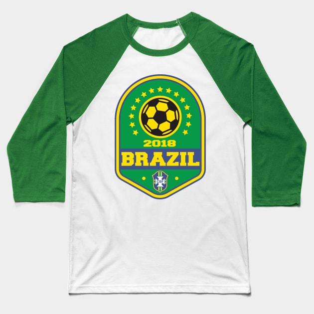 Team Brazil WC 2018! Baseball T-Shirt by OffesniveLine